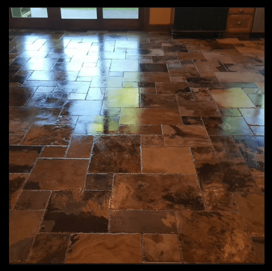 5. Stone floor cleaning